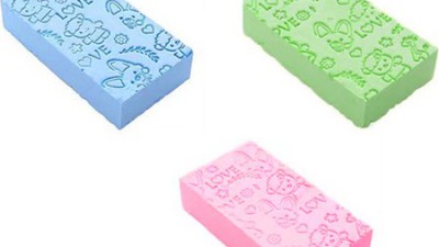 🛁 아기 피부 지킴이! 꿀템 목욕 스펀지 솔직 후기 (ft. 득템 찬스🎁)