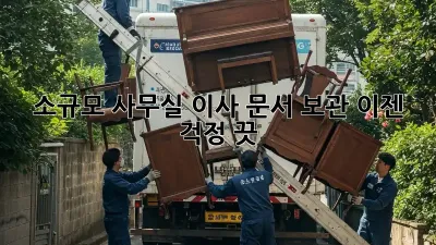 소규모 사무실 이사? 문서 보관, 이젠 걱정 끗!